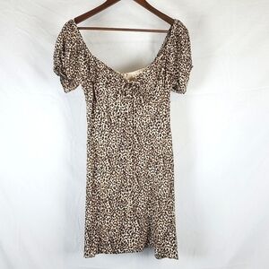 NWT Dance & Marvel Leopard‎ Print Mini Dress